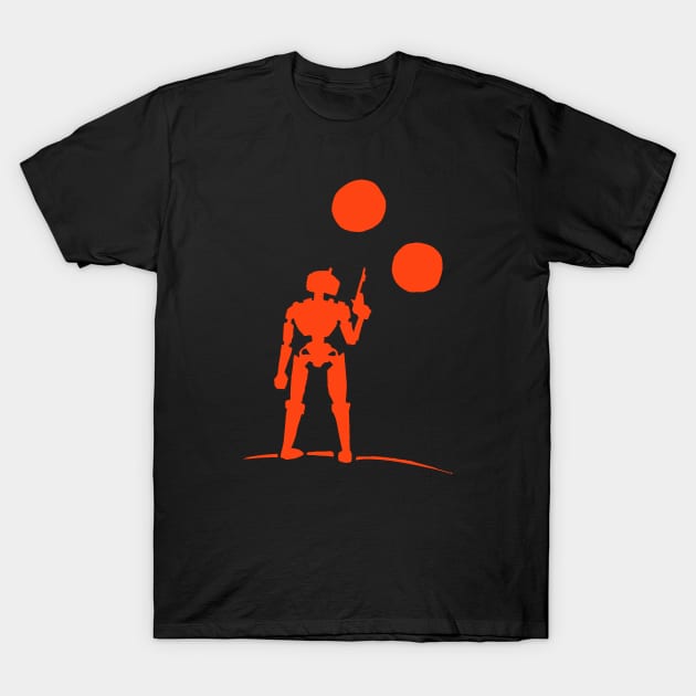 Beneath Twin Suns T-Shirt by Erenaeoth